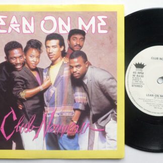 Club Nouveaux Lean On Me 7" Warner Bros W8430 EX/EX 1986 picture sleeve