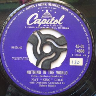 Nat King Cole Nothing In The World 7" Capitol CL14898 VG 1958