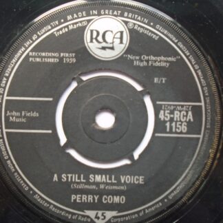 Perry Como A Still Small Voice 7" RCA RCA1156 EX 1959