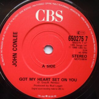 John Conlee Got My Heart Set On You 7" CBS 6502 757 EX 1986