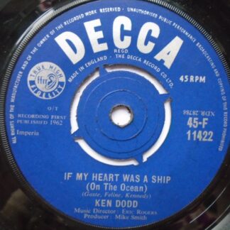 Ken Dodd If My Heart Was A Ship 7" Decca F11422 EX 1964