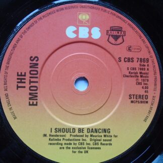 Emotions I Should Be Dancing 7" CBS SCBS7869 EX 1979