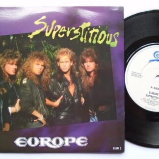Europe Superstitious 7" Epic EUR3 EX/EX 1988 picture sleeve