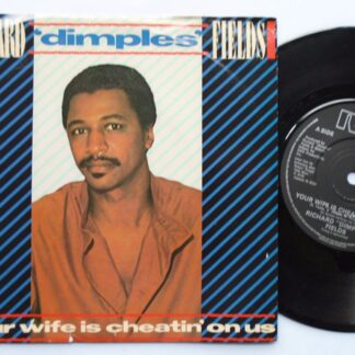 Richard Fields Your Wife Is Cheatin' On Us 7" RCA RCA 433 EX /EX 1984 picture sleeve