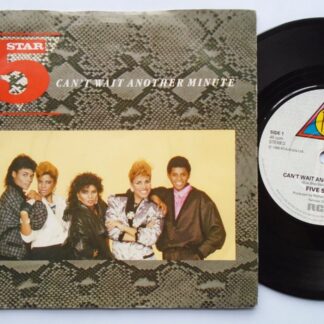 Five Star Can't Wait Another Minute 7" RCA PB40697 EX/EX 1986 picture sleeve
