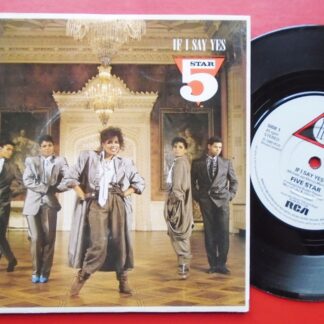 Five Star If I Say Yes 7" RCA PB40981 EX/EX 1986 picture sleeve