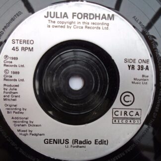 Julia Fordham Genius 7" Circa YR39 EX 1989