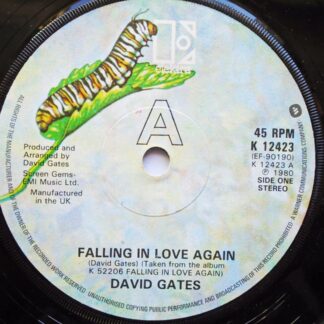 David Gates Falling In Love Again 7" Elektra K12423 EX 1980