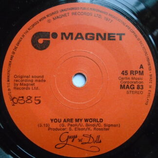 Guys & Dolls You Are My World 7" Magnet MAG83 EX 1977
