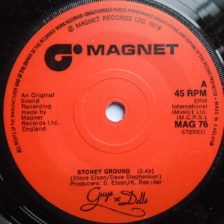 Guys & Dolls Stoney Ground 7" Magnet MAG76 EX 1976
