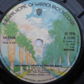 Halcyon Hey Friend 7" Warner Bros K16390 EX 1974