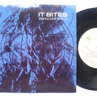It Bites Whole New World 7" Virgin VS896 EX/EX 1986 picture sleeve