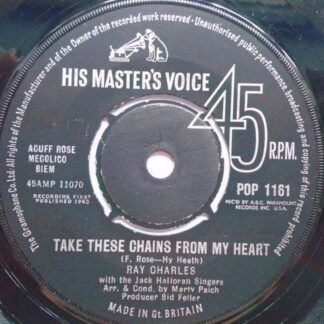 Ray Charles Take These Chains From My Heart 7" HMV POP1161 EX 1963