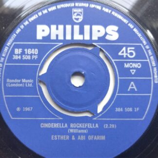 Esther & Abi Ofarim Cinderella Rockefella 7" Philips BF1640 EX 1967