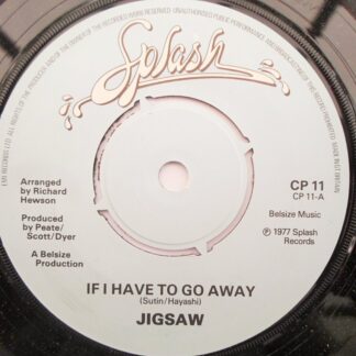 Jigsaw If I Have To Go Away 7" Splash CP11 EX 1977