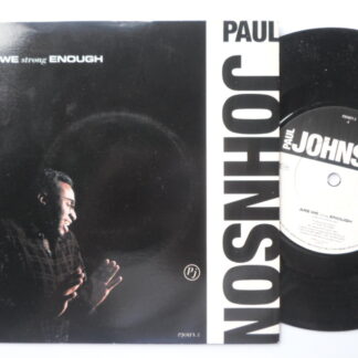 Paul Johnson Are We Strong Enough 7" CBS PJOHN3 EX/EX 1987 picture sleeve