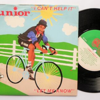 Junior I Can't Help It 7" Mercury MER116 EX/VG 1982 picture sleeve