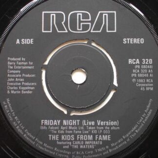Kids From Fame Friday Night 7" RCA RCA320 EX 1983