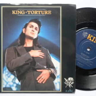 King Torture 7" CBS A6761 EX/EX 1985 picture sleeve