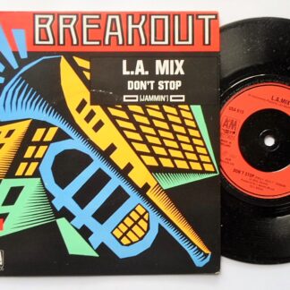 LA Mix Don't Stop 7" A&M USA615 EX/EX 1987 picture sleeve