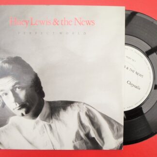 Huey Lewis & News Perfect World 7" Chrysalis HUEY10 EX/EX 1988 picture sleeve