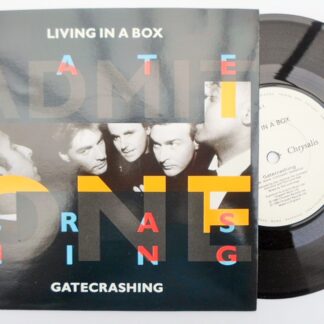 Living In A Box Gatecrashing 7" Chrysalis LIB6 EX/EX 1989 picture sleeve