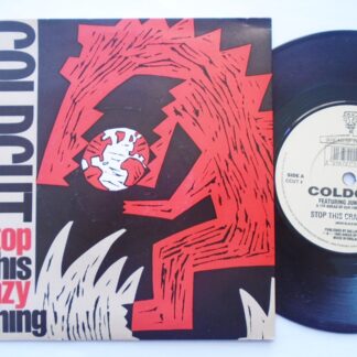 Coldcut Stop This Crazy Thing 7" Ahead Of Our Time CCUT4 EX /EX 1988 picture sleeve