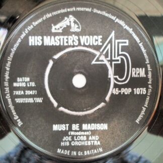 Joe Loss Must Be Madison 7" HMV POP1075 EX 1960s black label