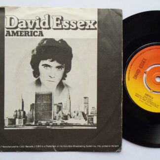 David Essex America 7" CBS SCBS2176 EX/VG 1974 picture sleeve