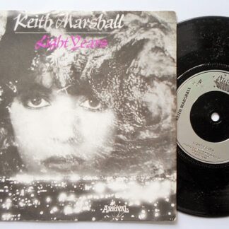 Keith Marshall Light Years 7" Arrival PIK7 EX/EX 1982 picture sleeve