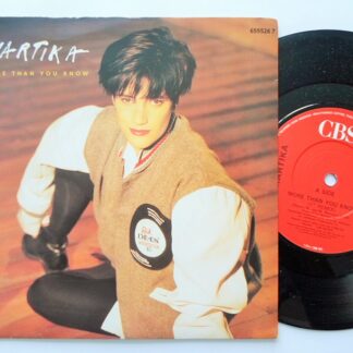 Martika More Than You Know 7" CBS 6555267 EX /EX 1989 picture sleeve