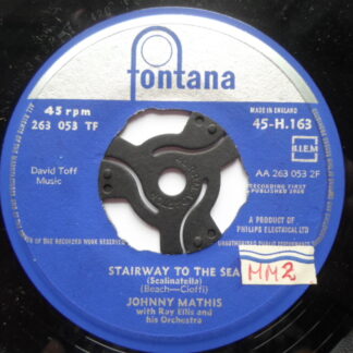 Johnny Mathis Stairway To The Sea 7" Fontana H163 VG 1958