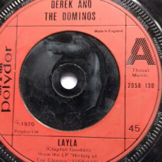Derek & Dominos Layla 7" Polydor 2058130 EX 1970s plastic label