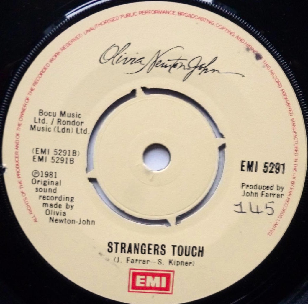 Olivia Newton John Make A Move On Me 7" EMI EMI5291 EX 1981 there is handwritten number on label and 2mm drill hole in label rim - Image 3