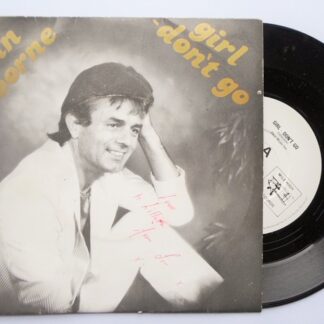 Ian Osborne Girl Don't Go 7" Mile High MH222 EX /VG 1985 picture sleeve, signed