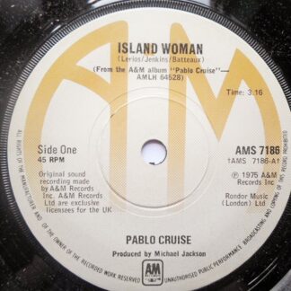 Pablo Cruise Island Woman 7" A&M AMS 7186 EX 1975