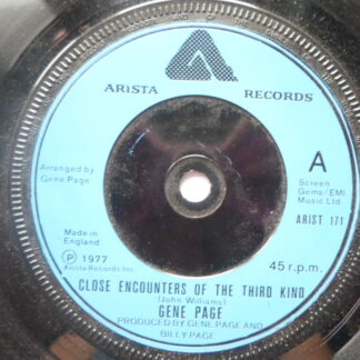 Gene Page Close Encounters Of The Third Kind 7" Arista ARIST171 EX 1977