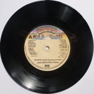 Donna Summer No More Tears 7" Casablanca CAN174 EX 1979 a-side with Barbra Streisand