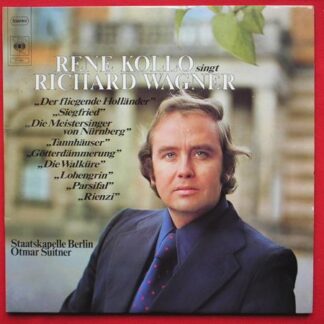 Rene Kollo Sings Richard Wagner 2LP CBS 77283 EX/EX 1972 double LP, German pressing