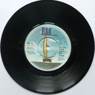 Suzi Quatro Daytona Demon 7" Rak RAK161 VG 1973 there is number written on side one label