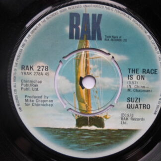 Suzi Quatro Race Is On 7" Rak RAK278 EX 1978