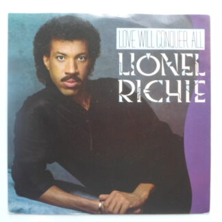 Lionel Richie Love Will Conquer All 7" Motown LIO2 EX/EX 1986 picture sleeve