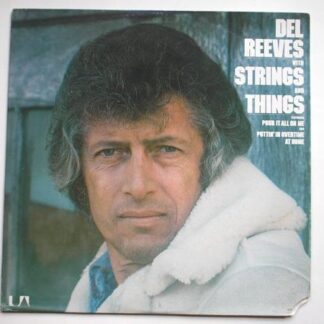 Del Reeves With Strings And Things LP United Artists UALA364G EX/EX 1975 US pressing