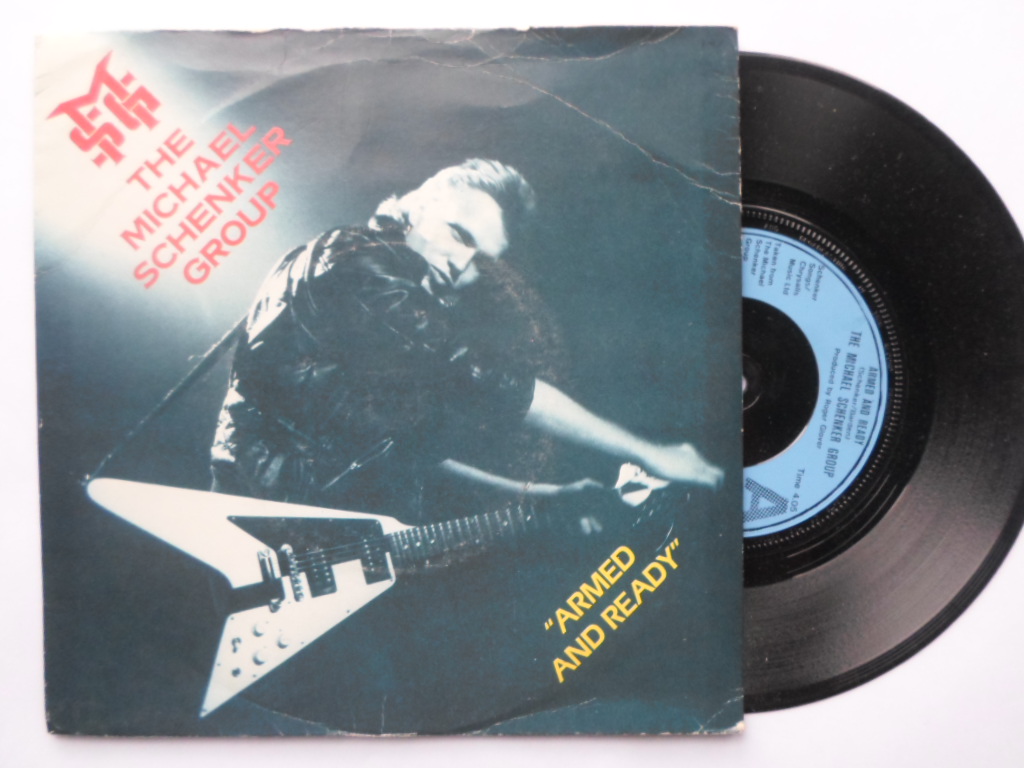 Michael Schenker Armed And Ready 7" Chrysalis CHS2455 EX/VG 1980 picture sleeve, as Michael Schenker Group