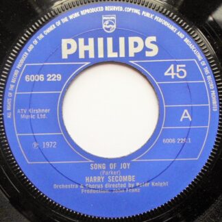 Harry Secombe Song Of Joy 7" Philips 6006229 EX 1972