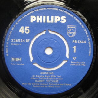 Harry Secombe Grinzing 7" Philips PB1244 EX 1962
