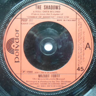 Shadows Mozart Forte 7" Polydor POSP187 EX 1980