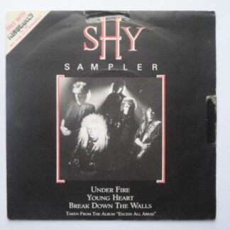Shy Under Fire 7" RCA SHY100 EX/VG 1987 picture sleeve, sampler, originally came free with Kerrang