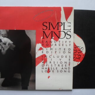 Simple Minds Sanctify Yourself 2x7" Virgin SMP1 EX/EX 1986 double single, picture sleeve