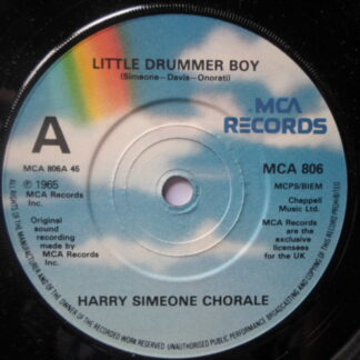 Harry Simeone Little Drummer Boy 7" MCA MCA806 EX 1970s as Harry Simeone Chorale